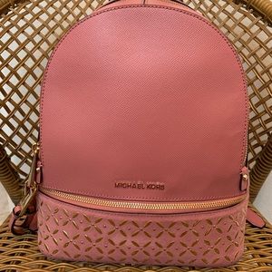 Authentic Michael Kors studded  Bagpack in pink